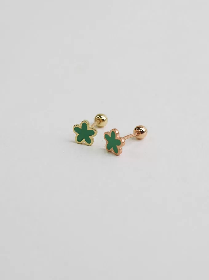 14k Gold Daisy Flower Tragus Cartilage Helix Lobe Barbell Ear Stud Piercing