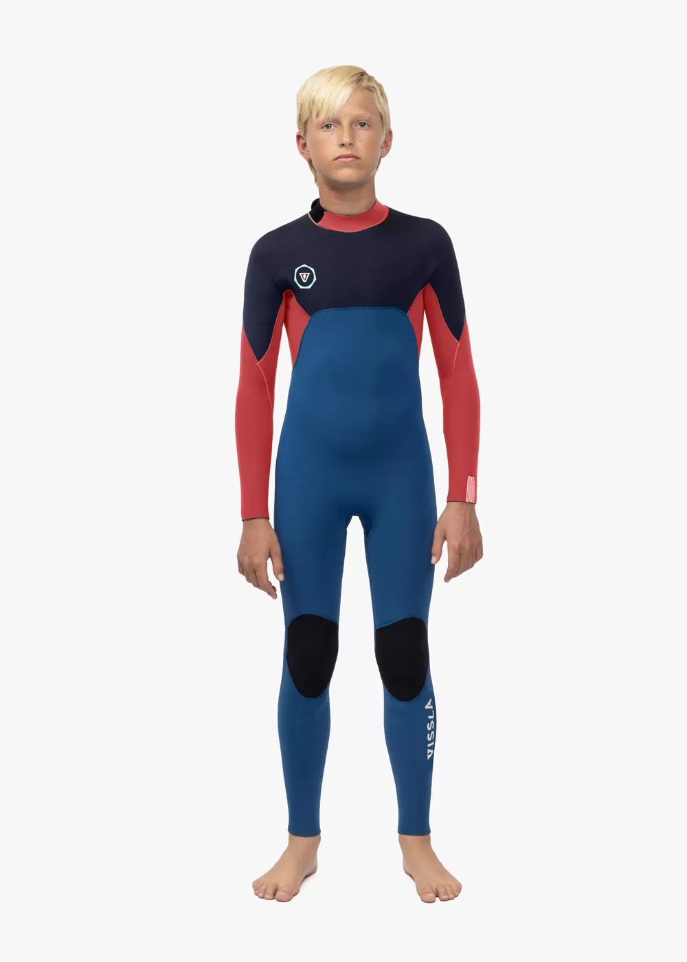 7 Seas Boys 4-3 Full Back Zip Wetsuit