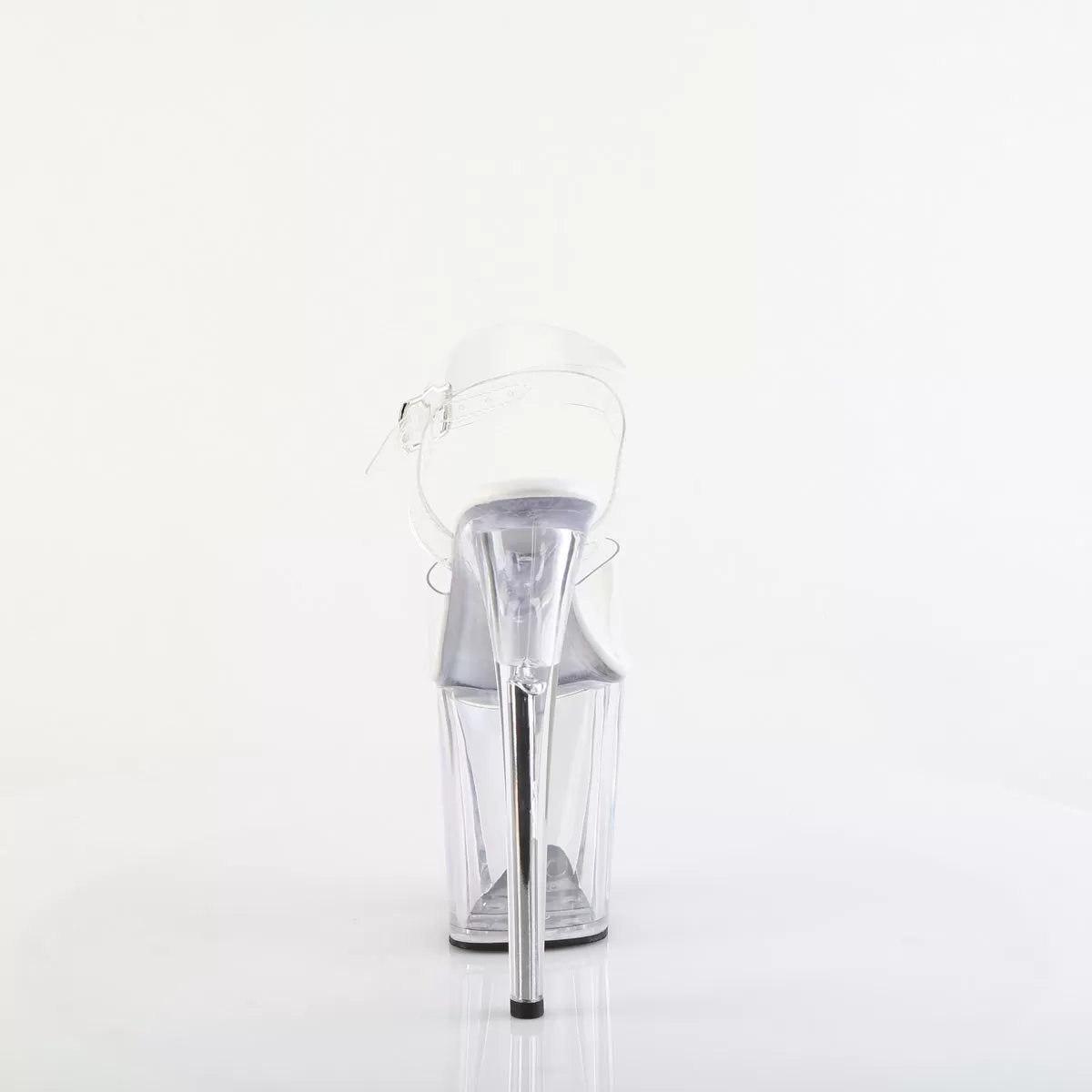 8 Inch Heel FLAMINGO-808VL Clear