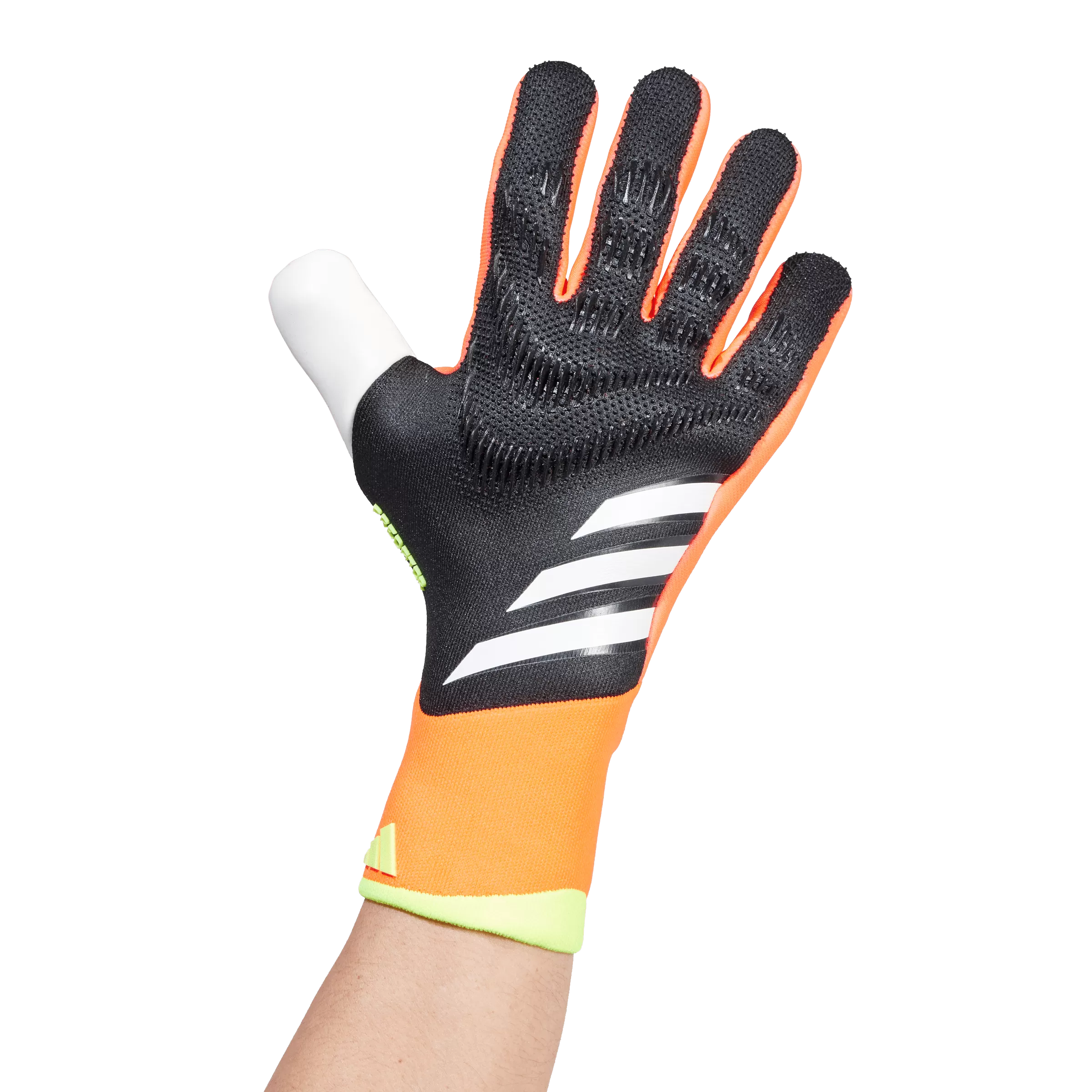 Adidas Predator Pro Goalkeeper Gloves - Black Solar Red Yellow