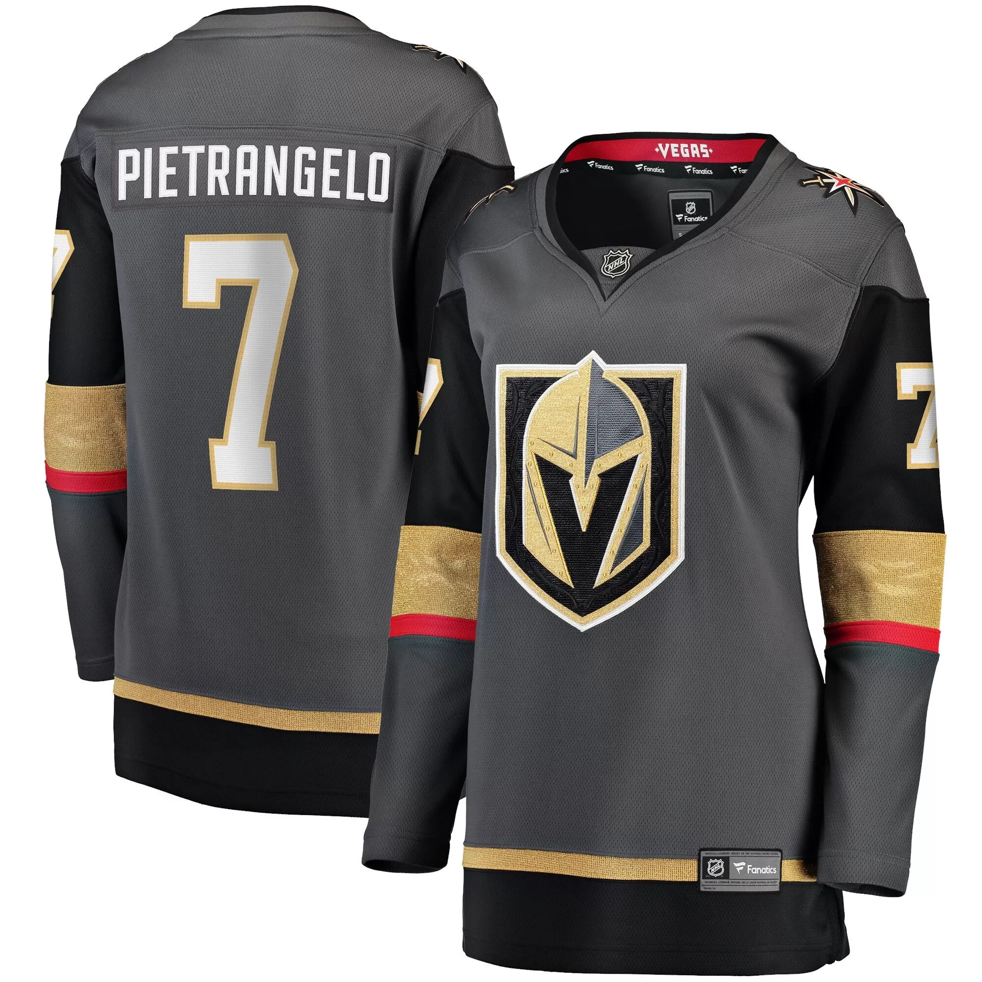 Alex Pietrangelo Vegas Golden Knights Fanatics Branded Women's Alternate Premier Breakaway Player Jersey - Gray