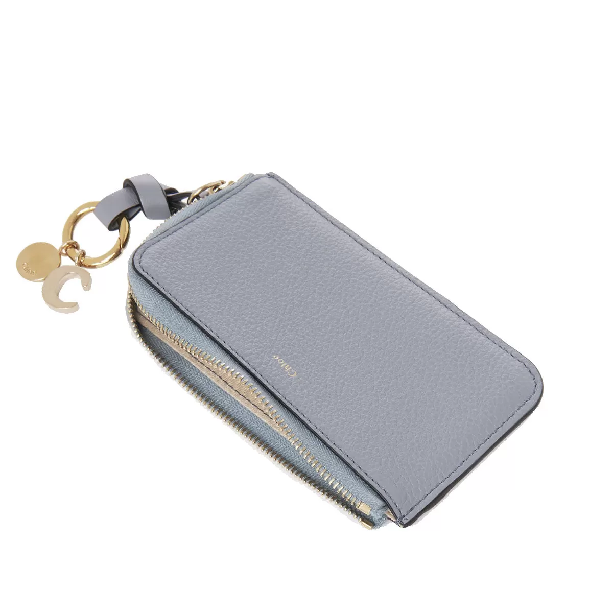 Alphabet Zip Card Holder, Storm