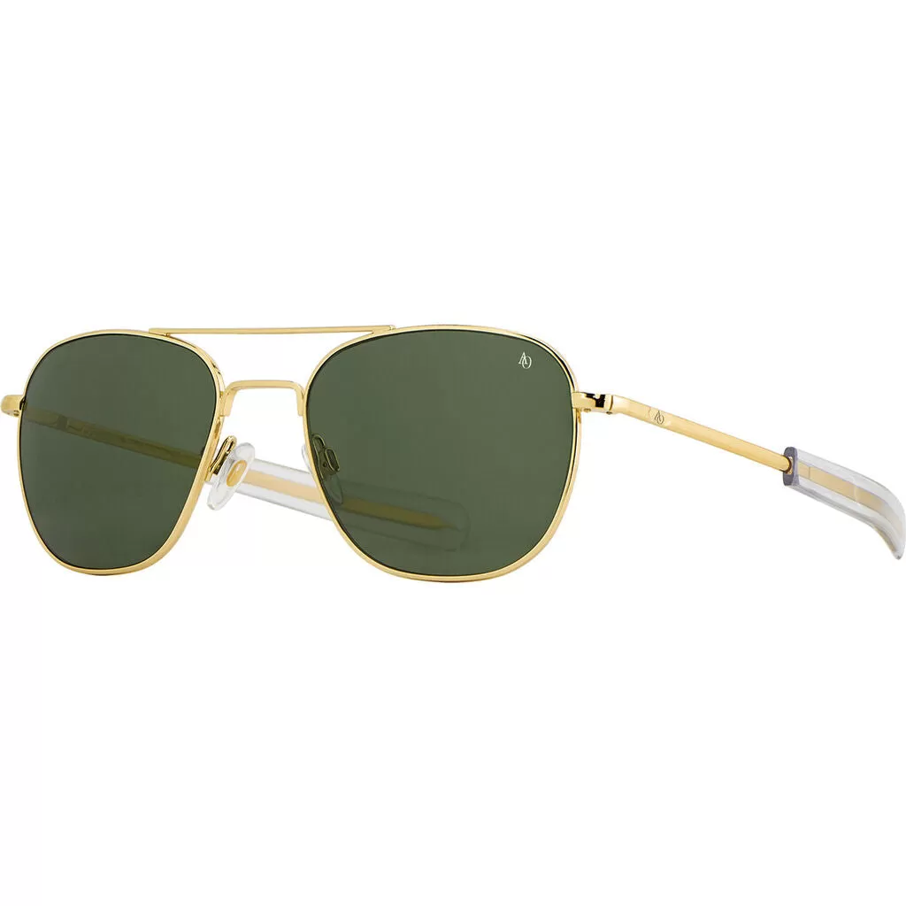 American Optical Original Pilot Sunglasses Bayonet | Gold/Polarized Nylon