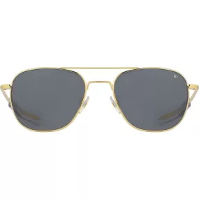 American Optical Original Pilot Sunglasses Bayonet | Gold/Polarized Nylon