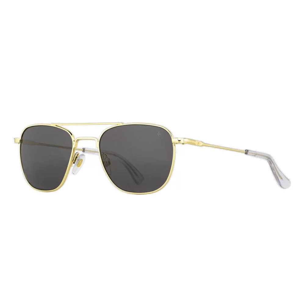 American Optical Original Pilot Sunglasses Bayonet | Gold/Polarized Nylon