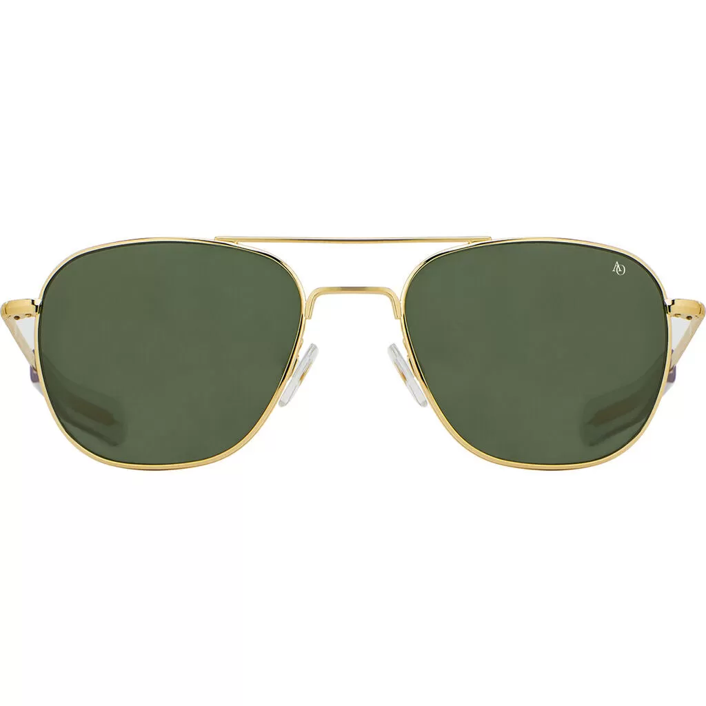 American Optical Original Pilot Sunglasses Bayonet | Gold/Polarized Nylon