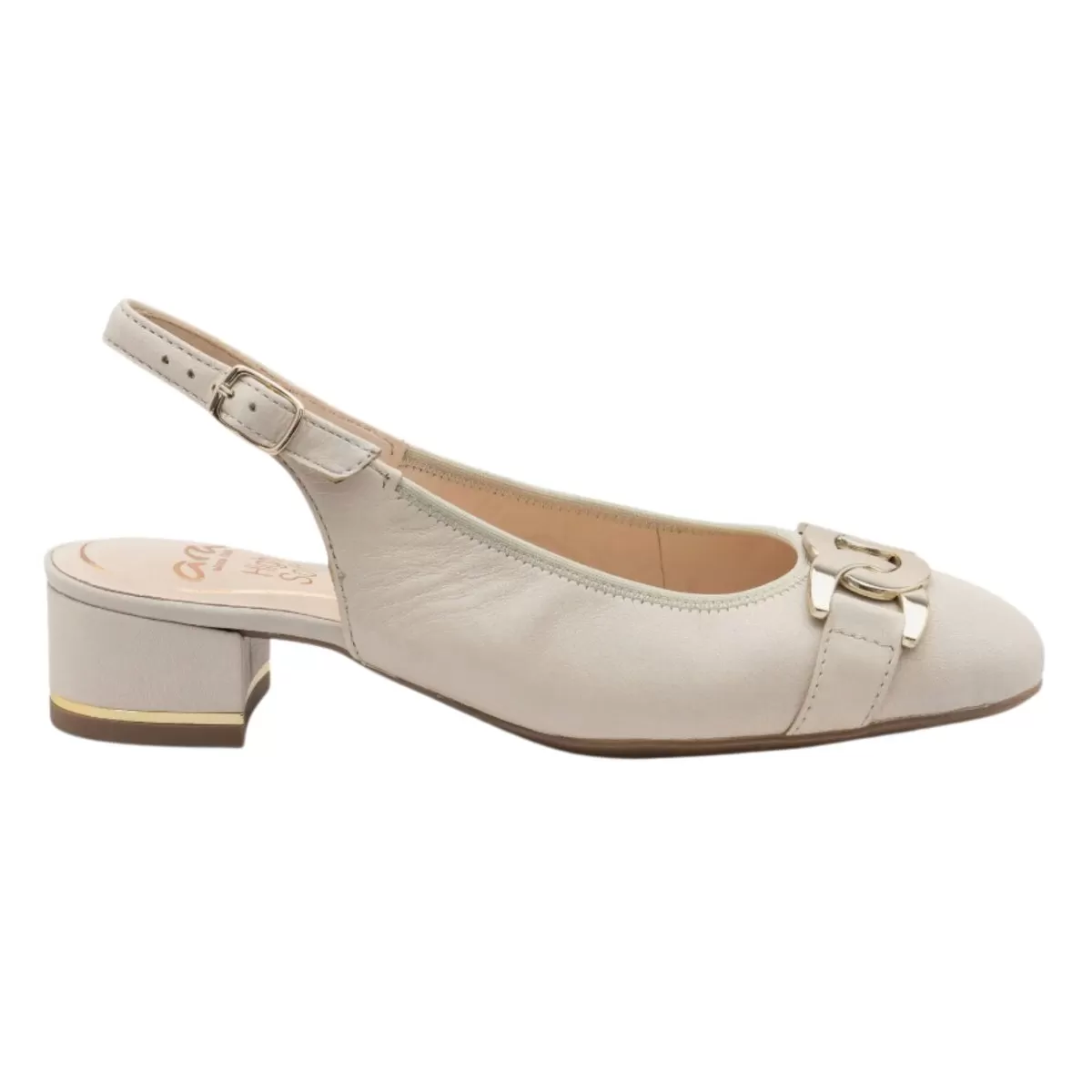 Ara Women's Gallant Slingback Cream Leather