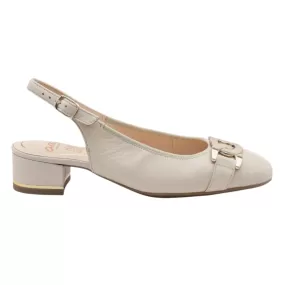 Ara Women's Gallant Slingback Cream Leather