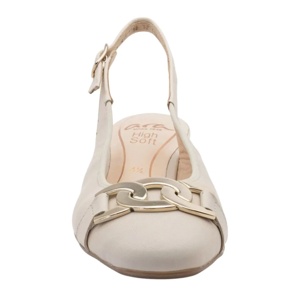 Ara Women's Gallant Slingback Cream Leather