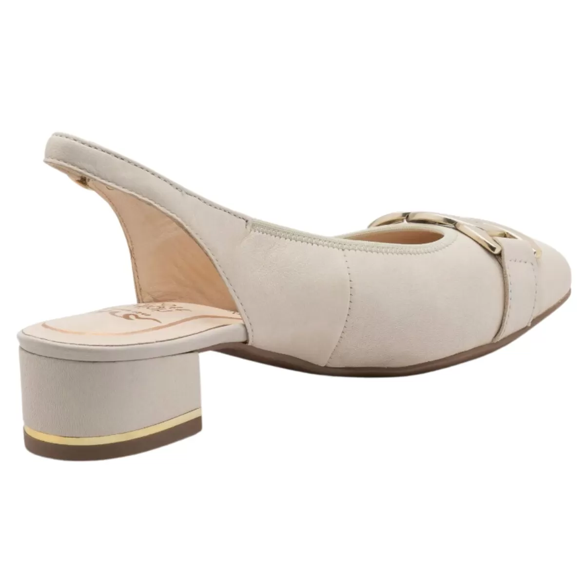 Ara Women's Gallant Slingback Cream Leather