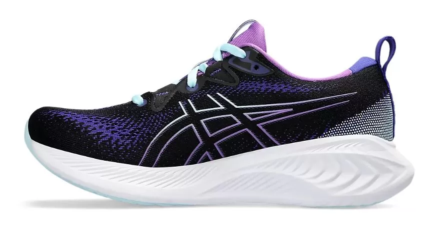 Asics Gel Cumulus 25 (B Width) - Black/Aquamarine (Womens)