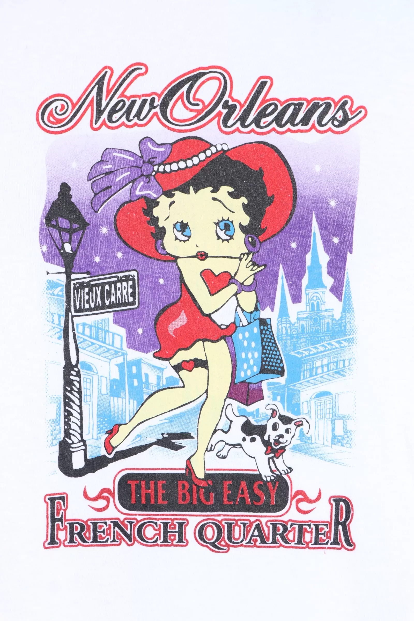 Betty Boop New Orleans French Quarter T-Shirt (L)