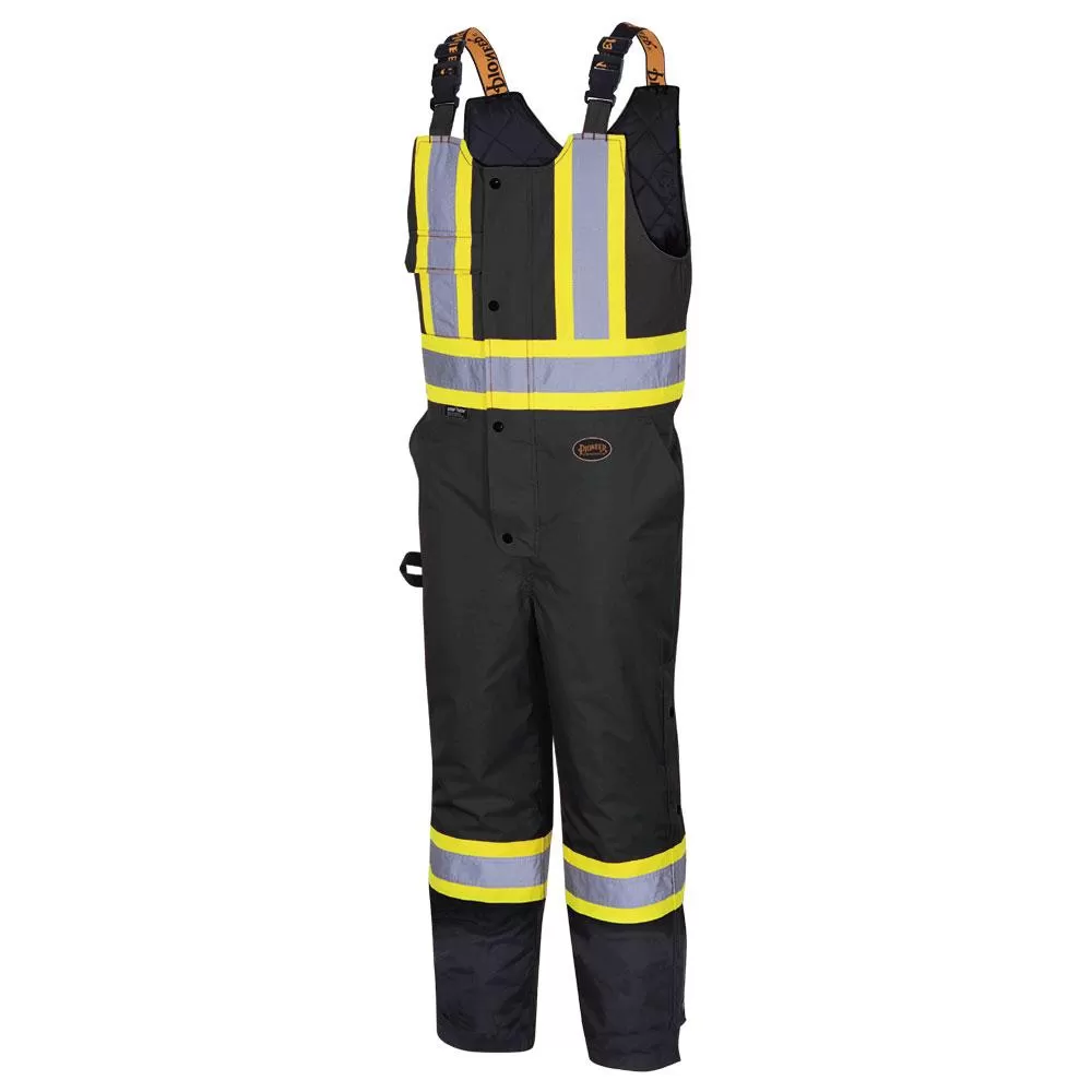 Bib Pants - Pioneer Hi-Viz 100% Waterproof 7-in-1 Quilted Bib Pants, 5040BB / 5041BB / 5042