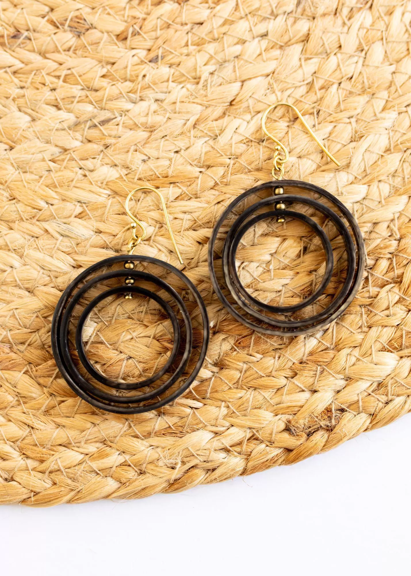 Brass   Horn 3-Circle Hoops