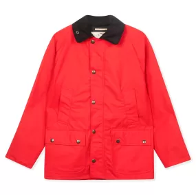 Burrows & Hare Trinity Wax Jacket - Red