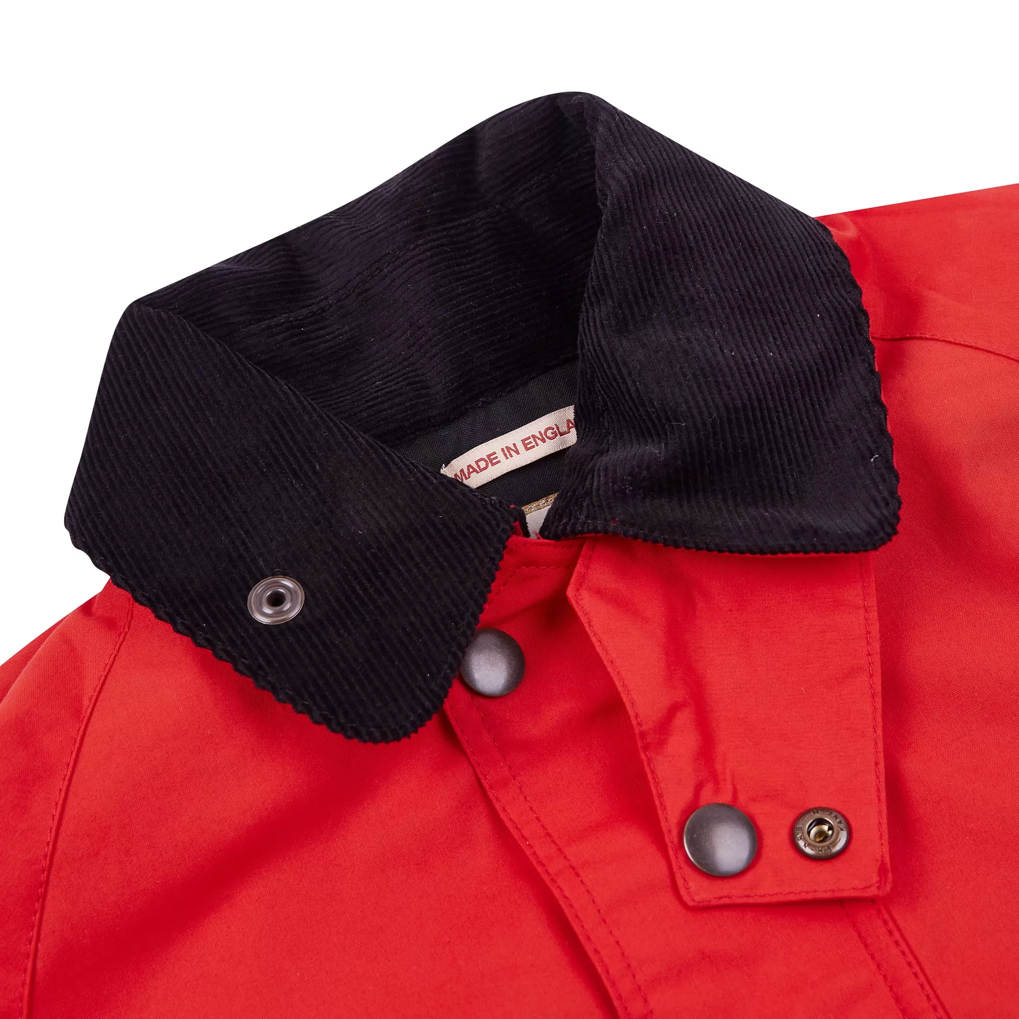 Burrows & Hare Trinity Wax Jacket - Red