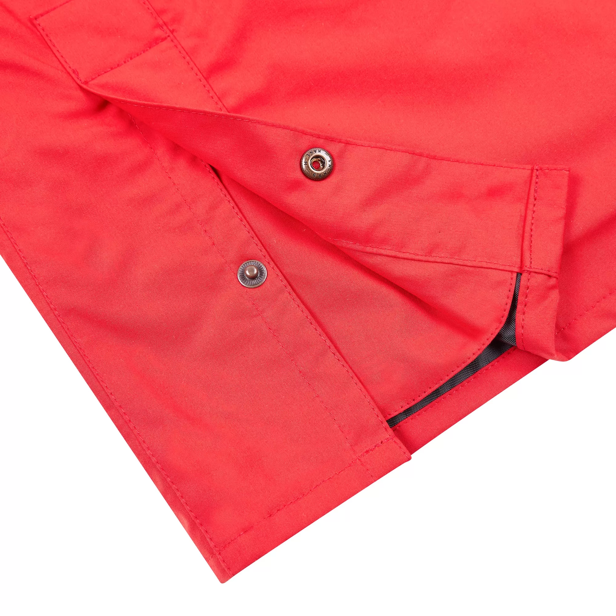 Burrows & Hare Trinity Wax Jacket - Red