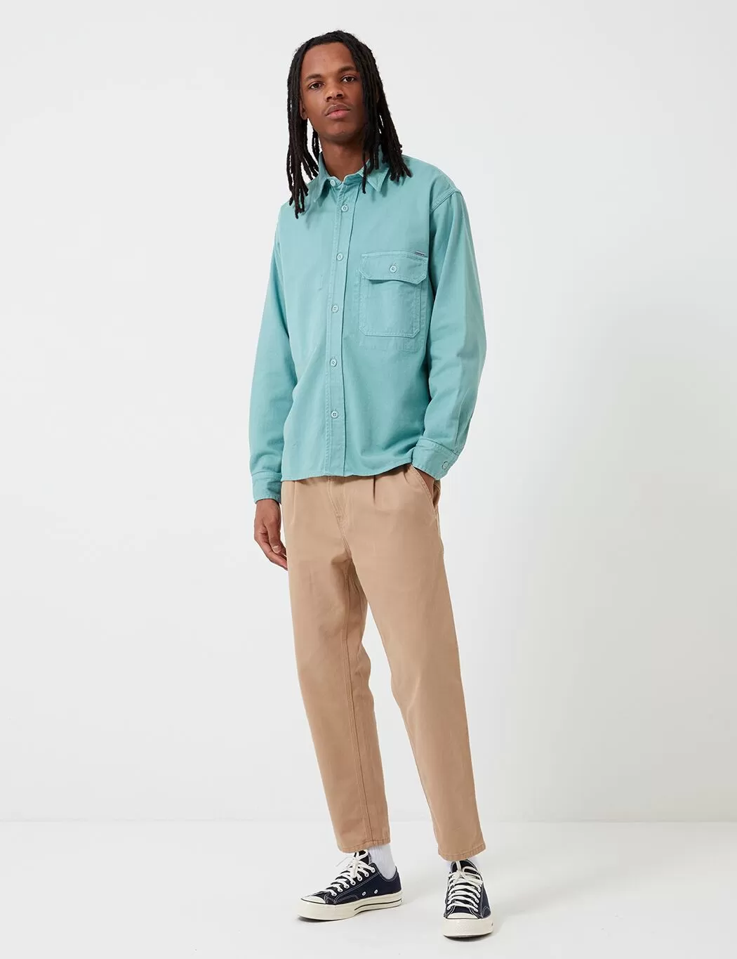 Carhartt-WIP Reno Shirt (Denim) - Zola Green