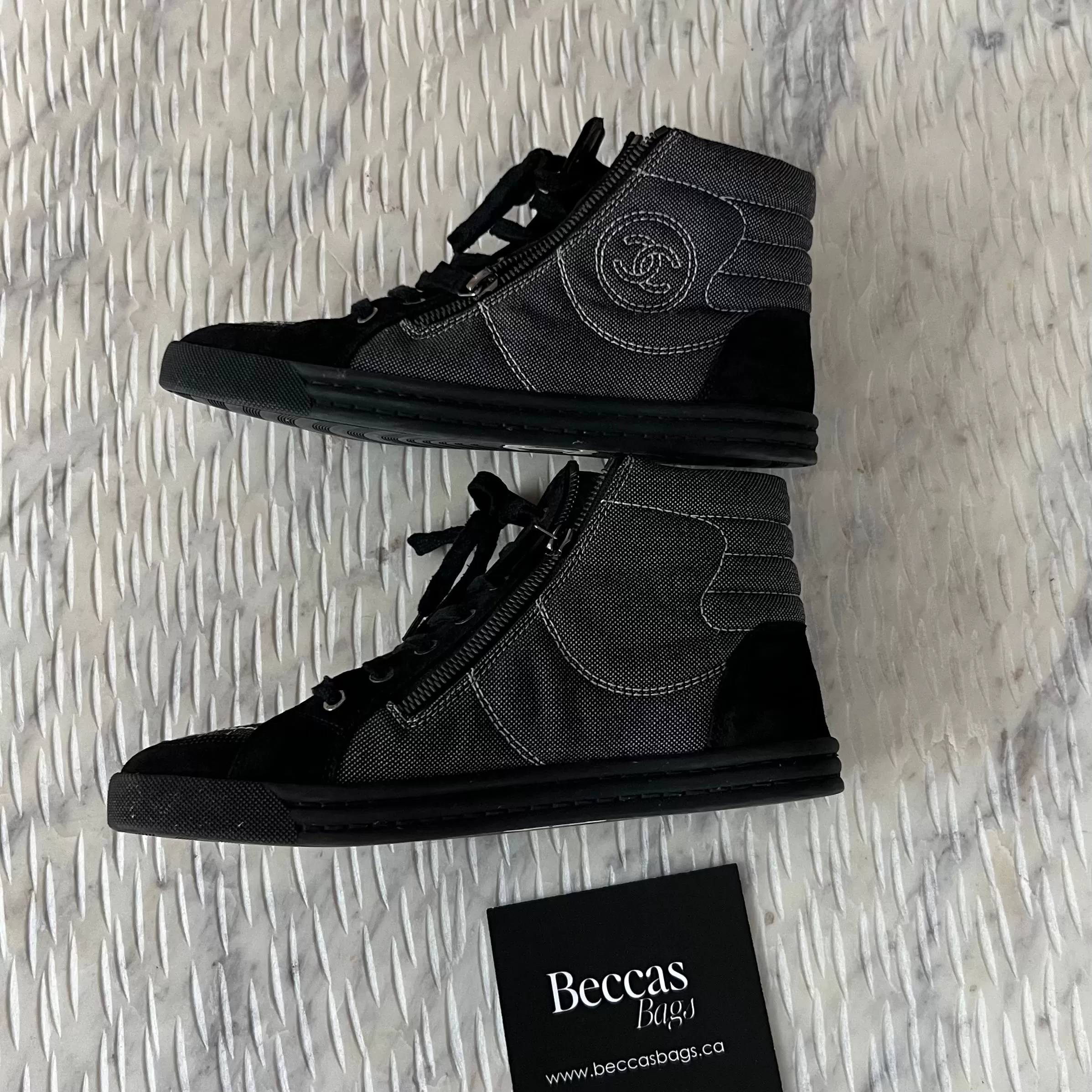 Chanel Hightop Sneakers