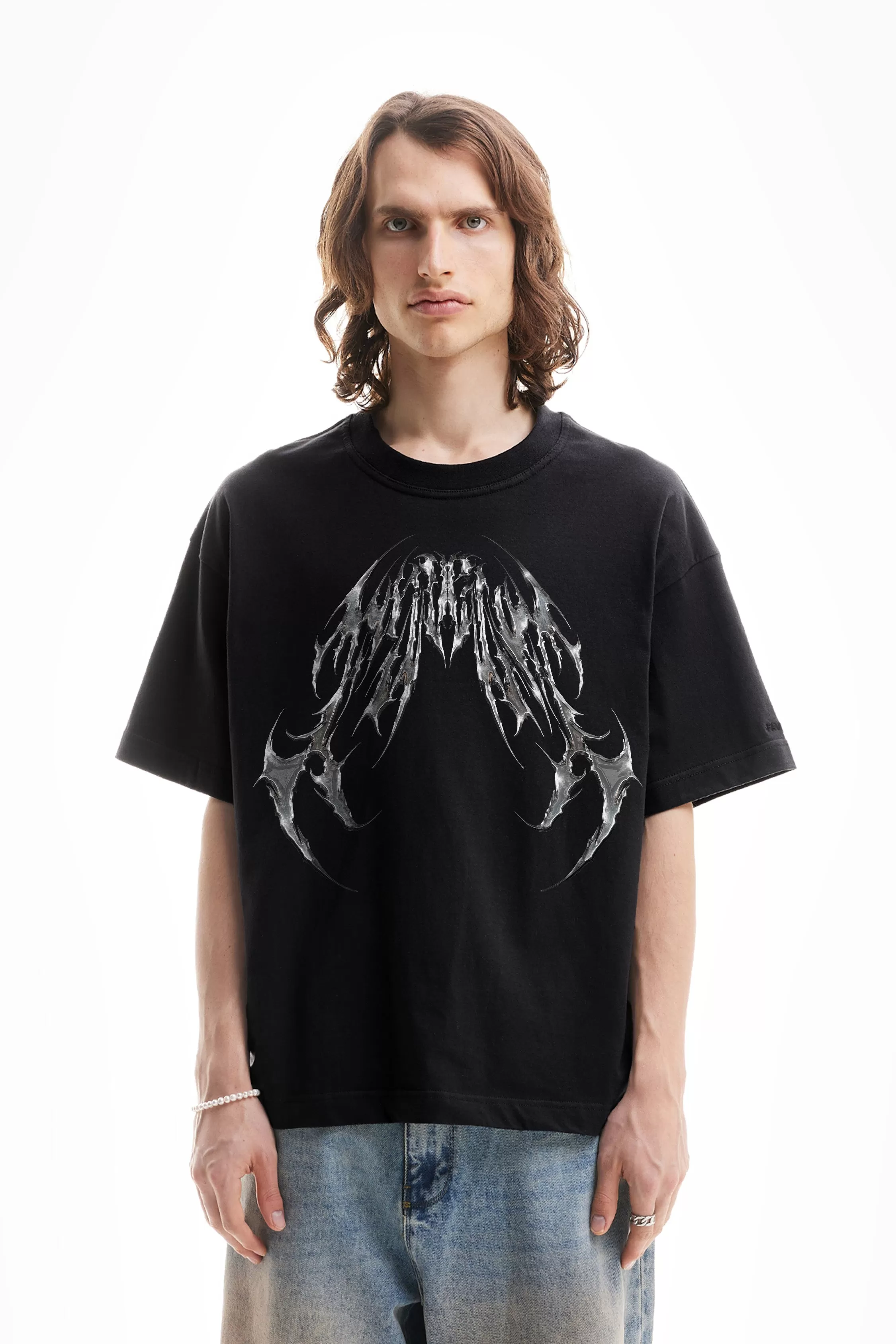 CHROME METAL BLACK T-SHIRT