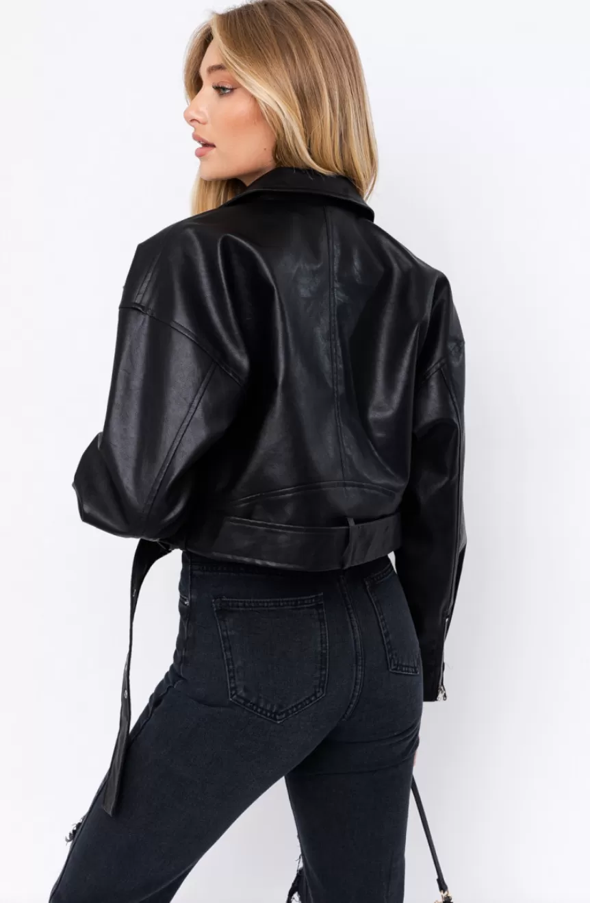 Courtney Moto Leather Jacket