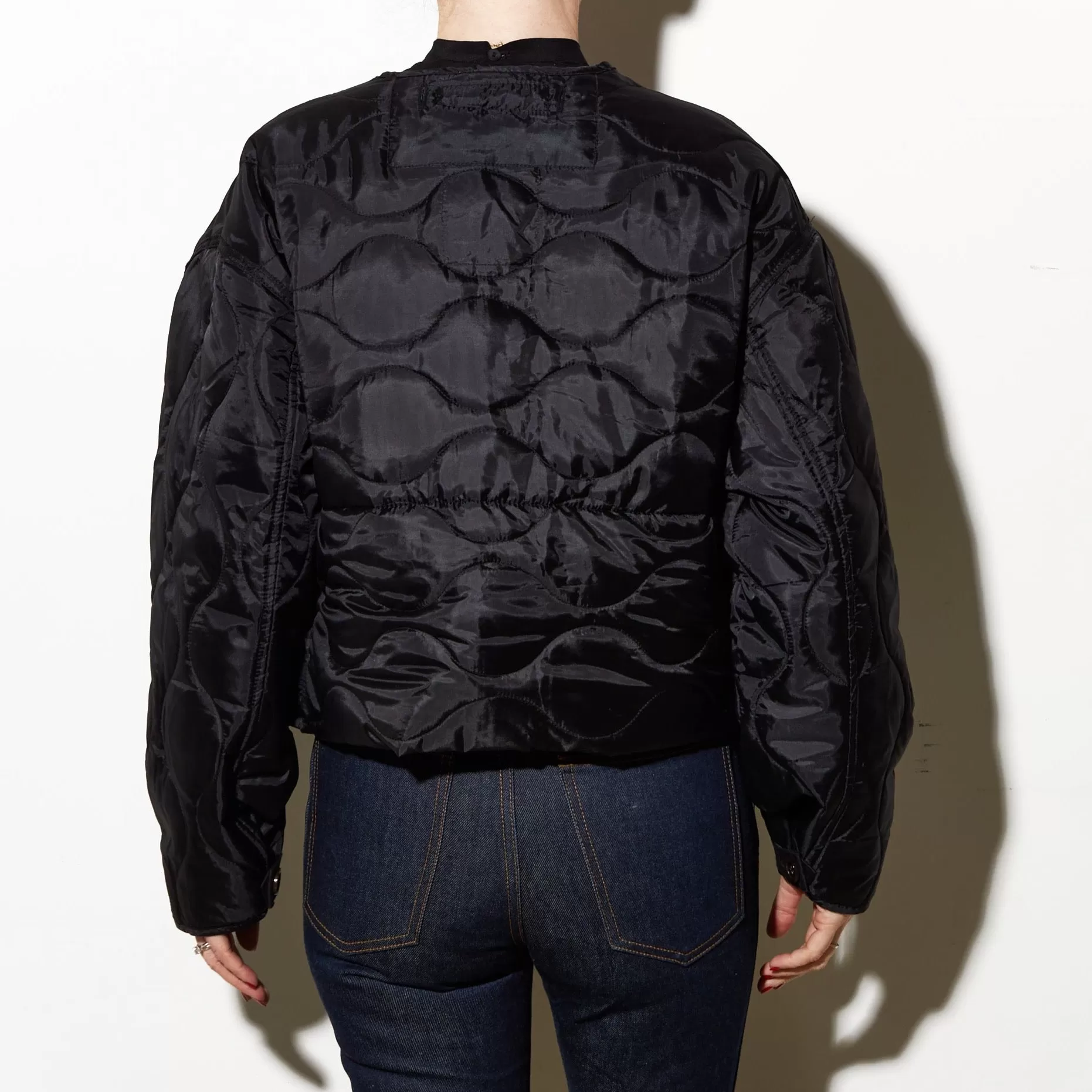 CROPPED QUILTED ARMY JACKET