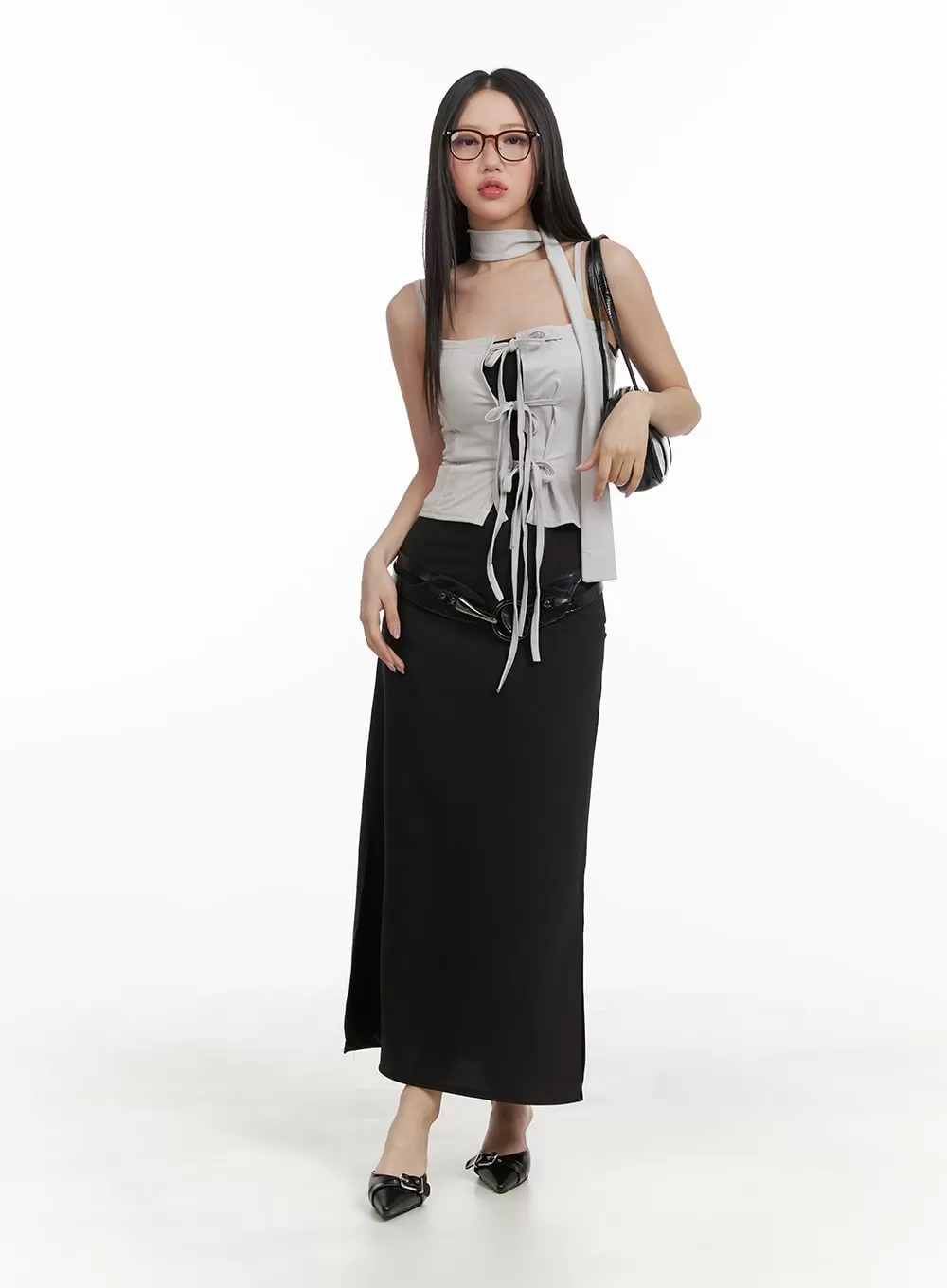 Cut Out Strap Sleeveless Top CA409