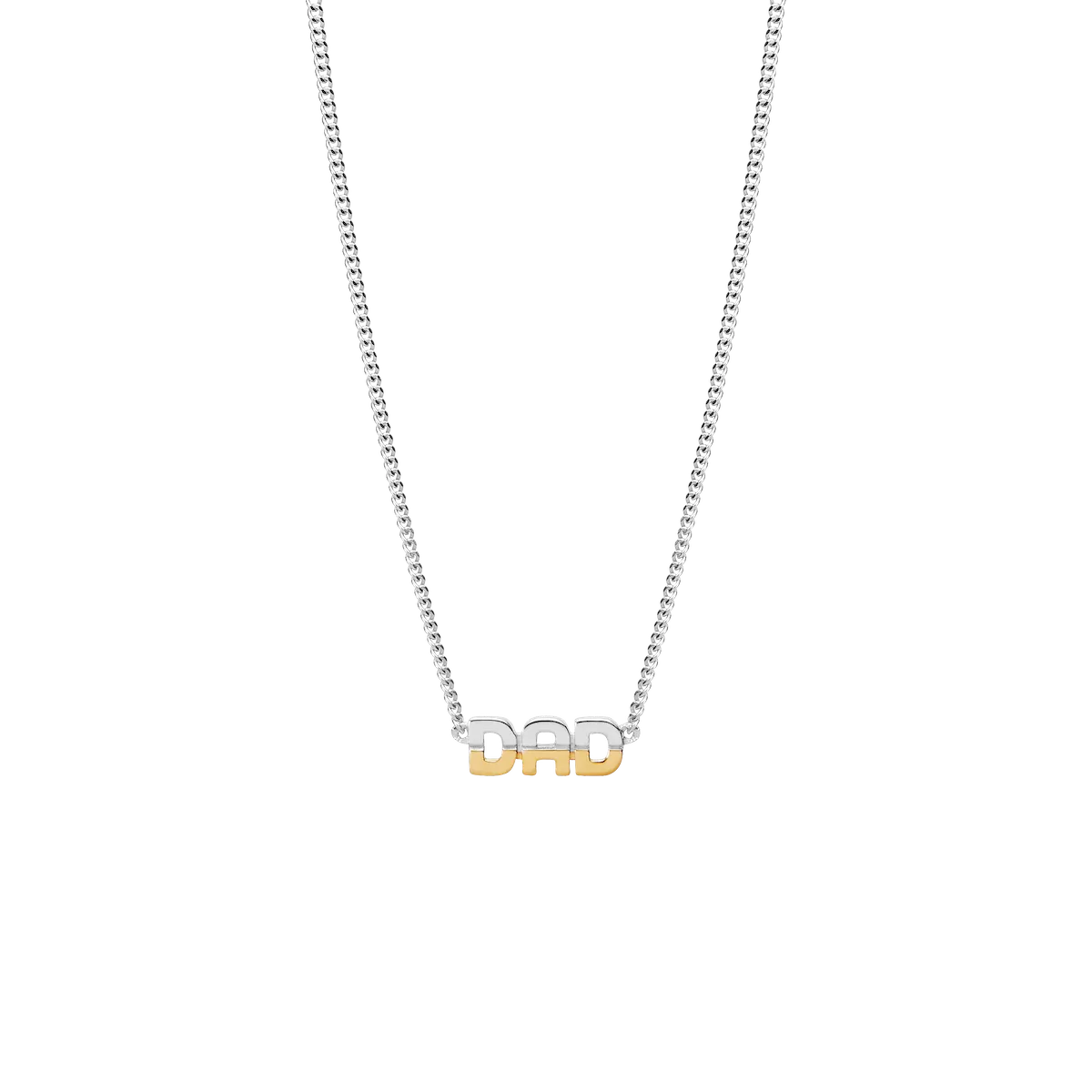 DAD Two-Tone 43 Necklace