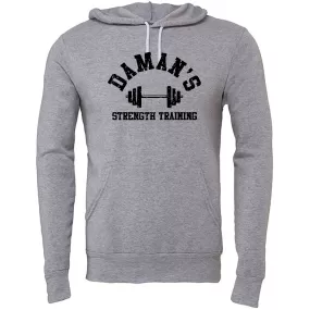 Daman's Barbell Distressed Logo