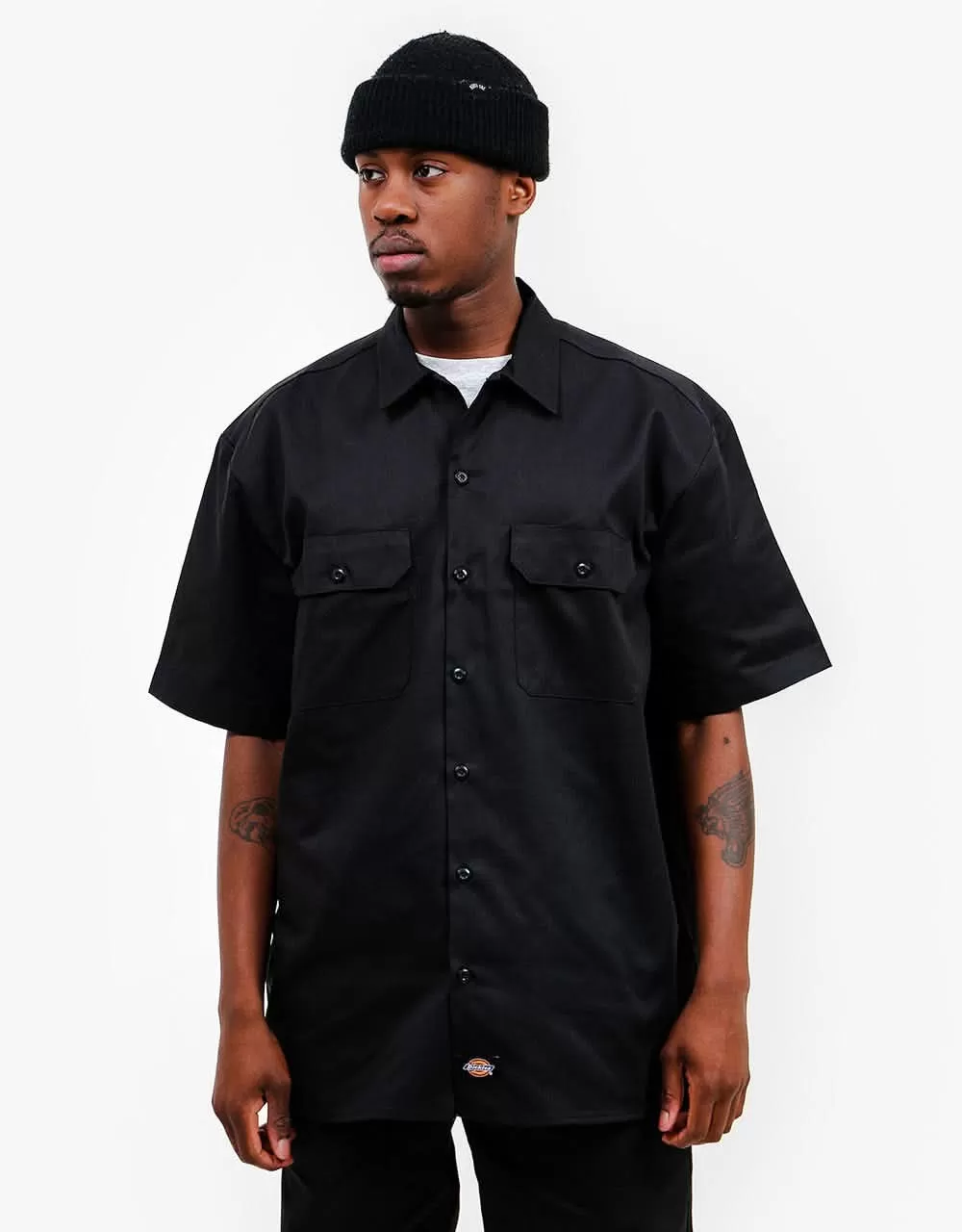 Dickies Short Sleeve Work Shirt - Black