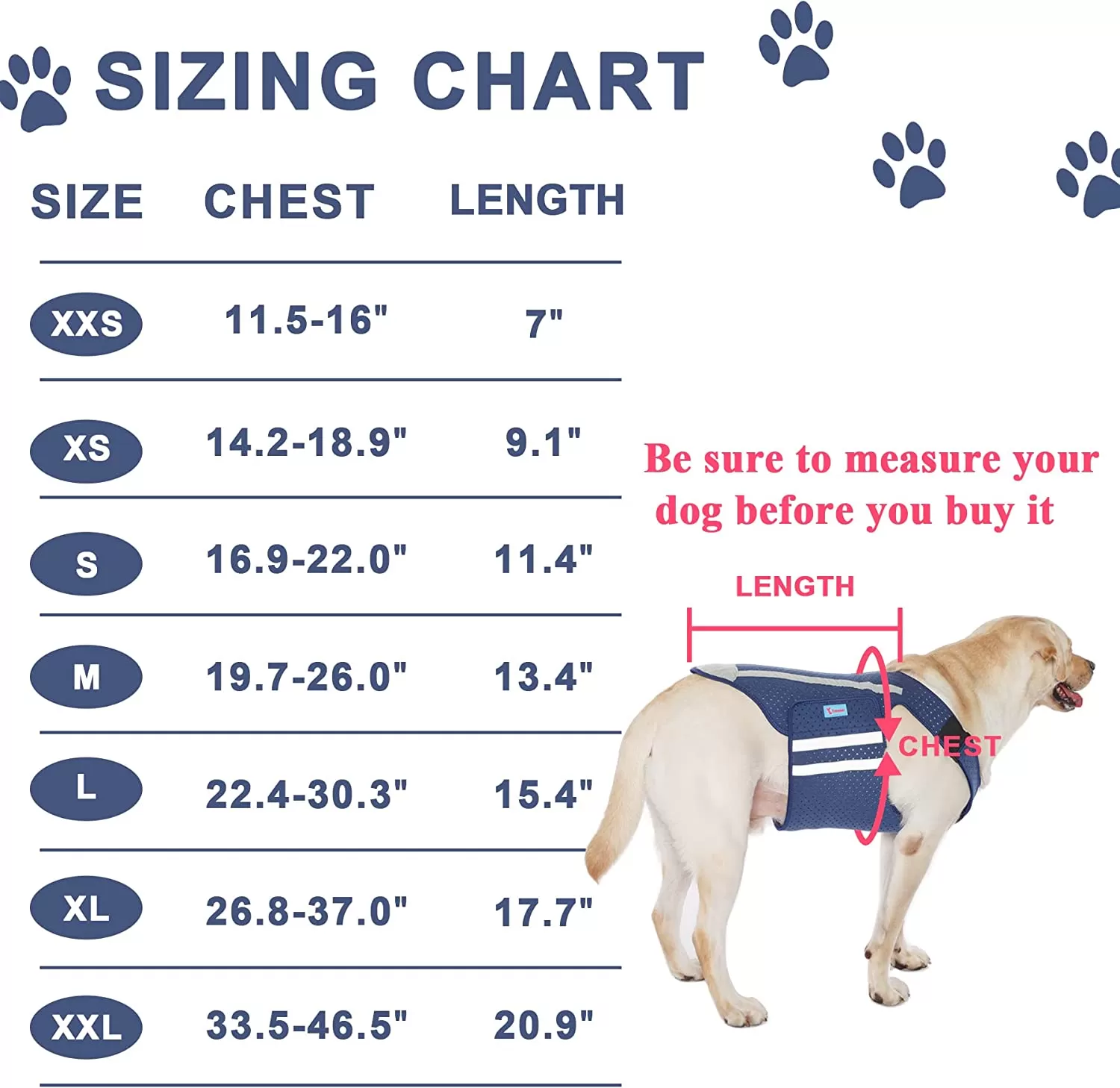 Dog Anxiety Vest, Comfort Dog Anxiety Relief Jacket, Breathable Shirts for Dogs, Soft Dog Anxiety Coat Vest, Puppy Anxiety Warp Calming Thunder Shirt for Pet (M, Blue)