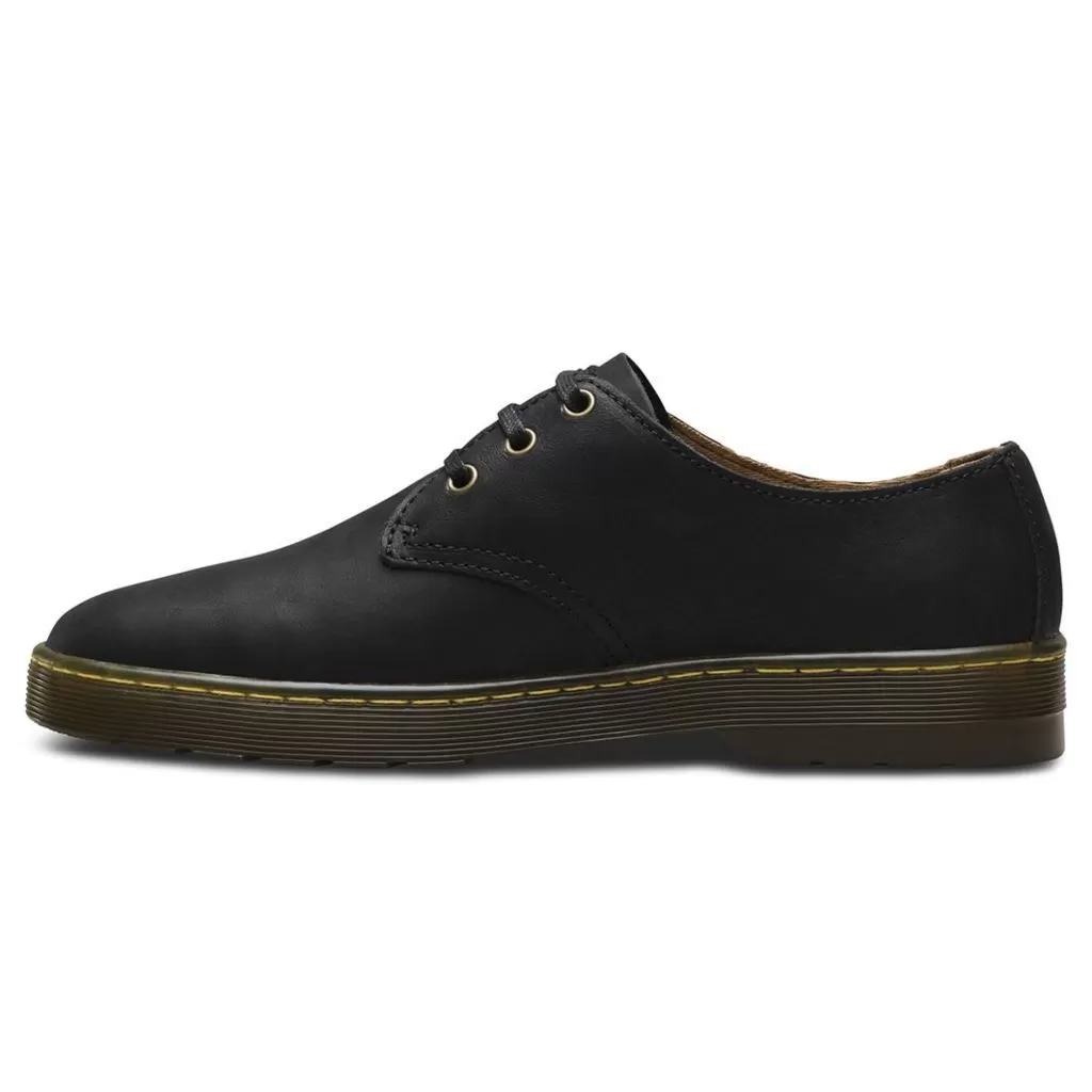 Dr. Martens Coronado 3 Eyelet Black Mens Shoes - UK 7