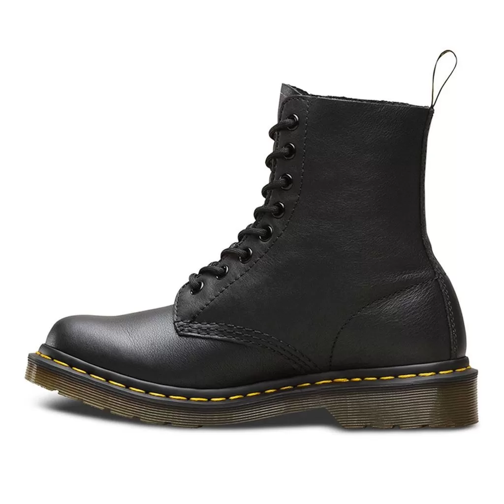 Dr. Martens Pascal 8 Eyelet Virginia Black Womens Boots - UK 7