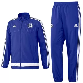 FC Chelsea blue presentation Soccer tracksuit 2015/16 - Adidas