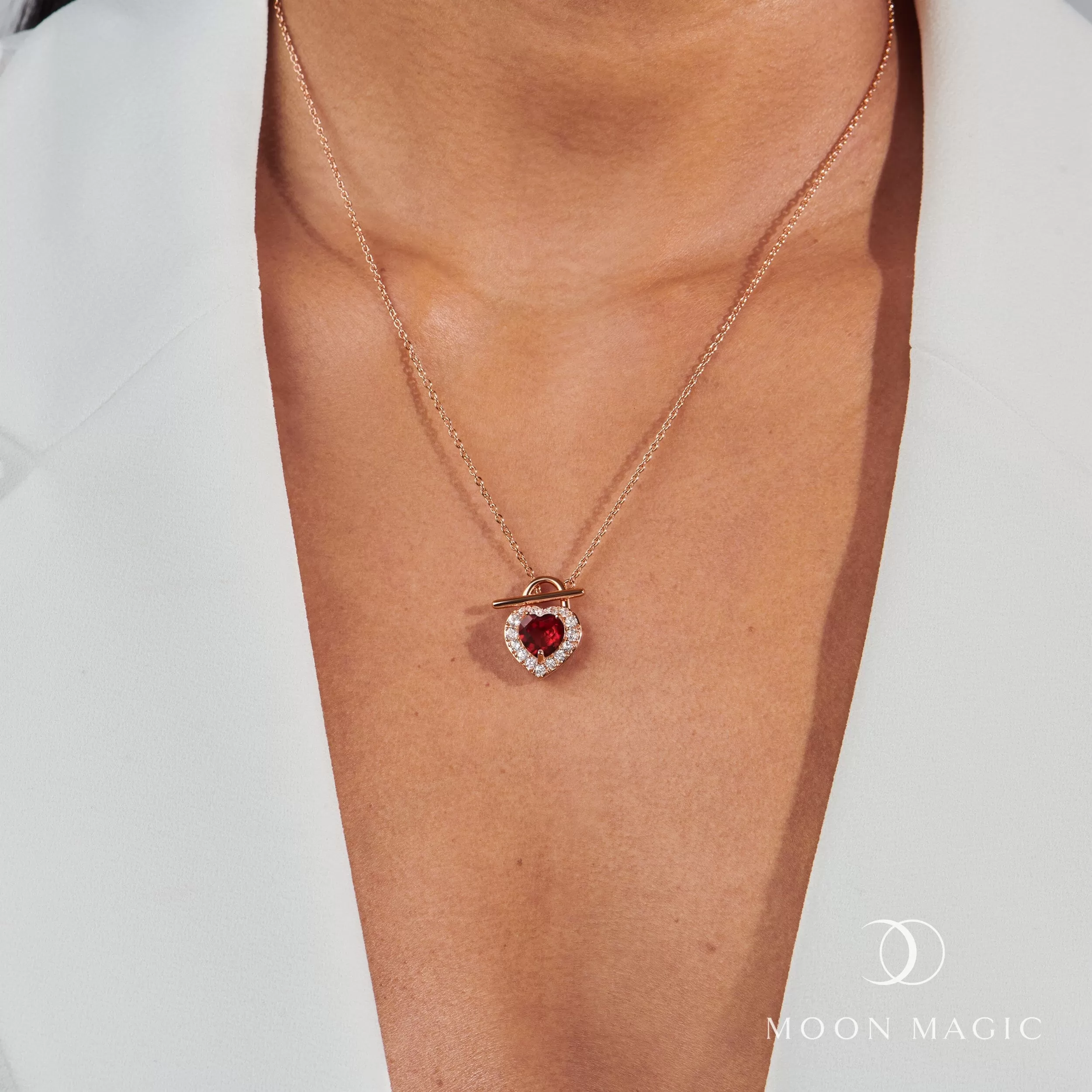 Garnet Necklace - My Match T-Lock