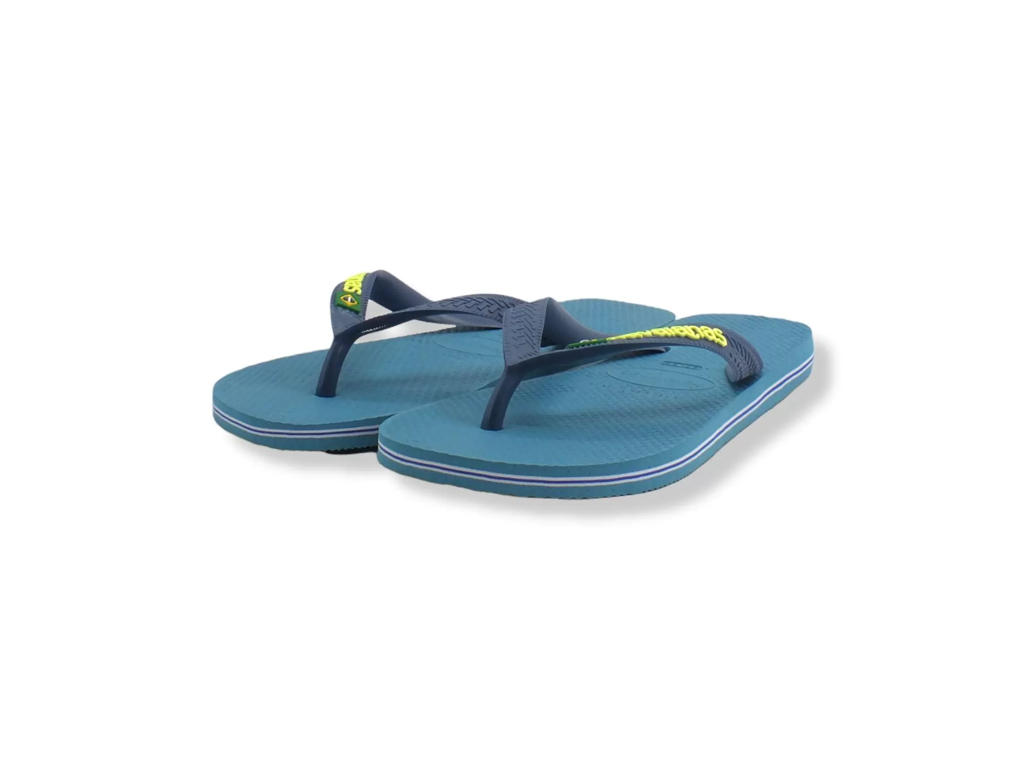 HAVAIANAS H Brasil Logo Infradito Donna Azzurro Nautical Blue 4110850