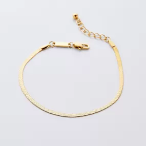 Herringbone Chain Anklet | Girls