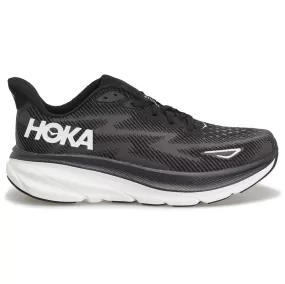 Hoka One One Mens Trainers Clifton 9 Casual Lace-Up Low-Top Running Textile - UK 10