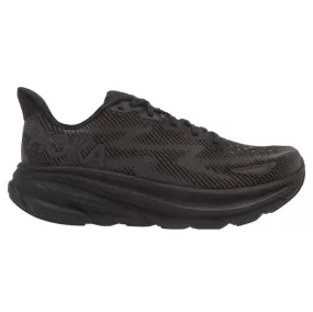 Hoka One One Mens Trainers Clifton 9 Wide Casual Low-Top Lace-Up Textile - UK 8.5