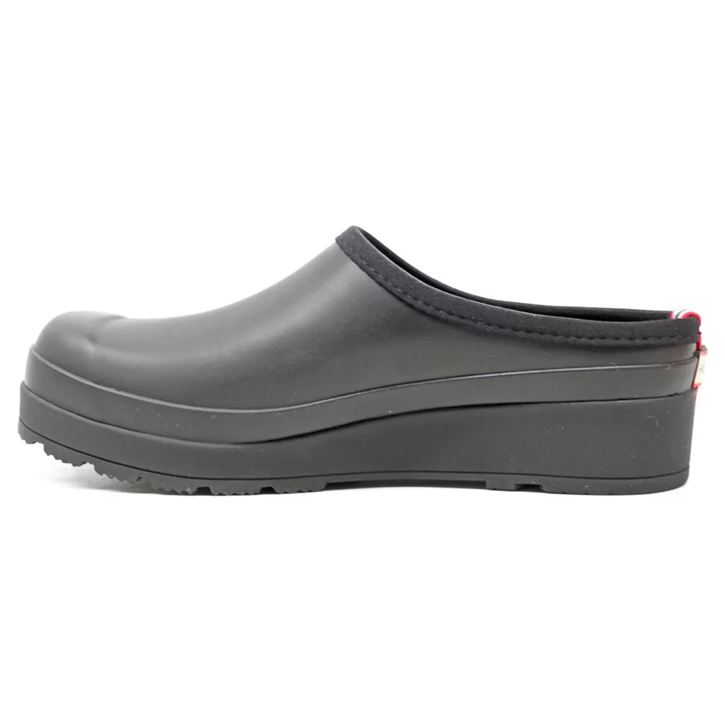 Hunter Womens Shoes Original Play Clog Casual Slip-On Closed-Toe Clog Rubber - UK 5