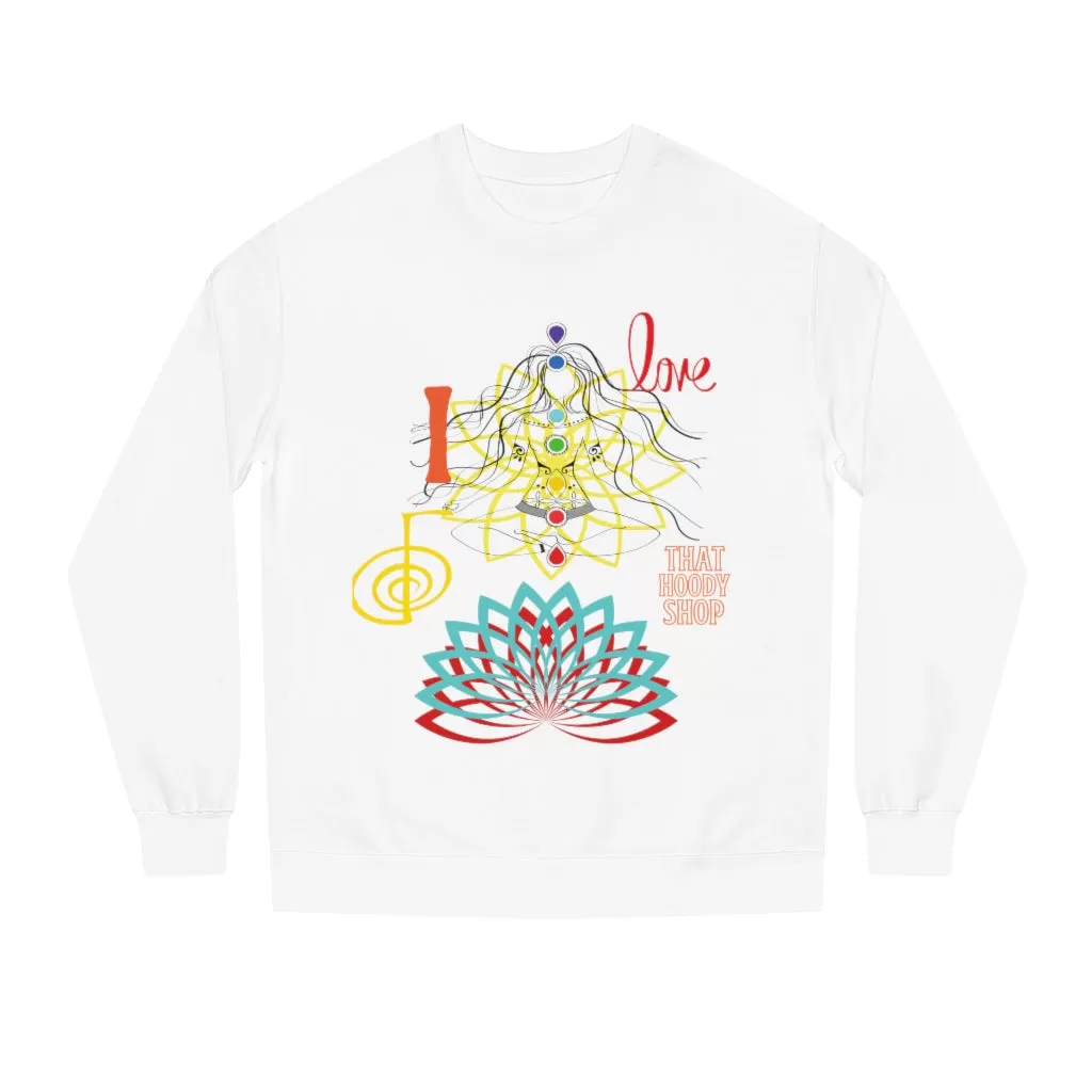 I Love REIKI Unisex Crew Neck Sweatshirt