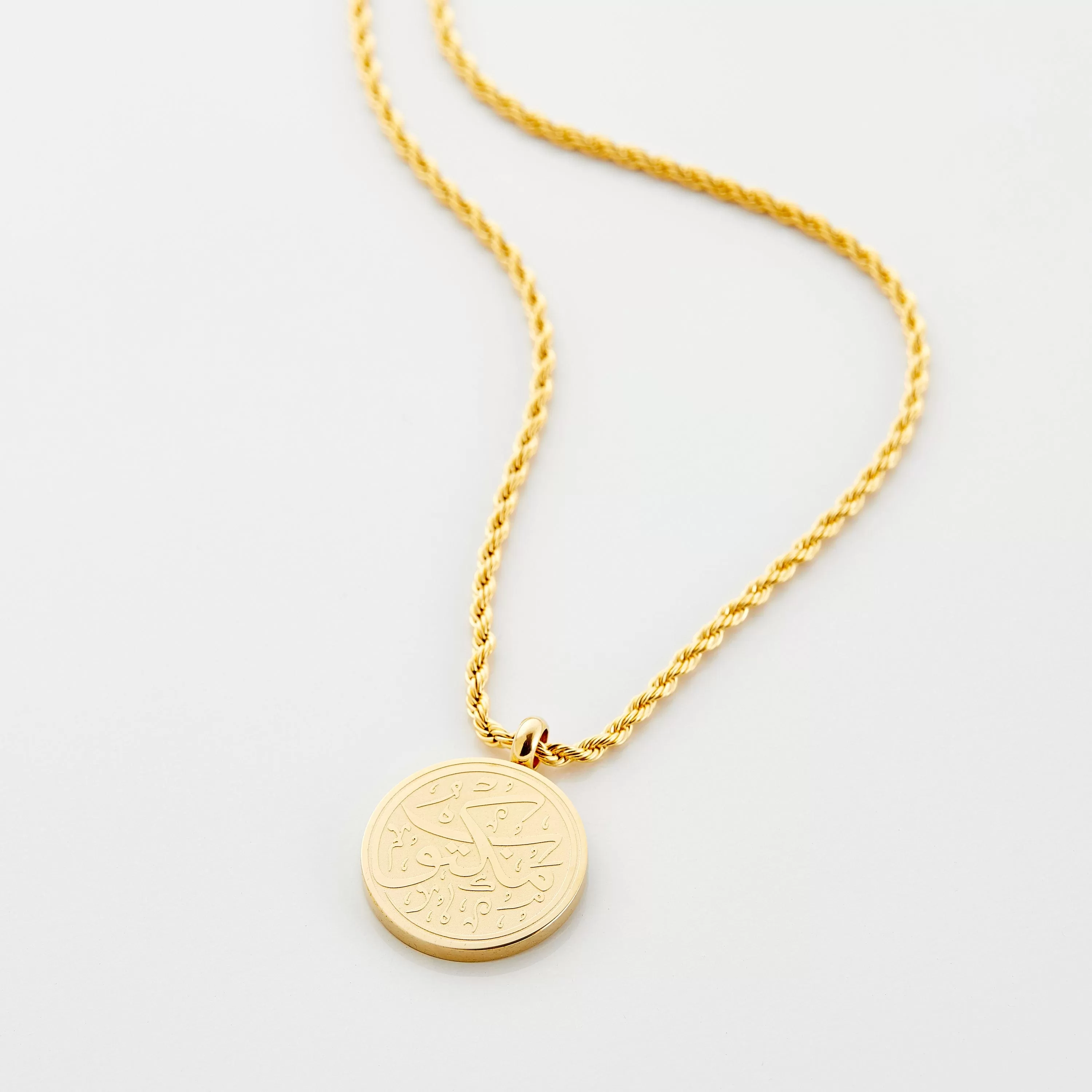 It's Written Token Necklace