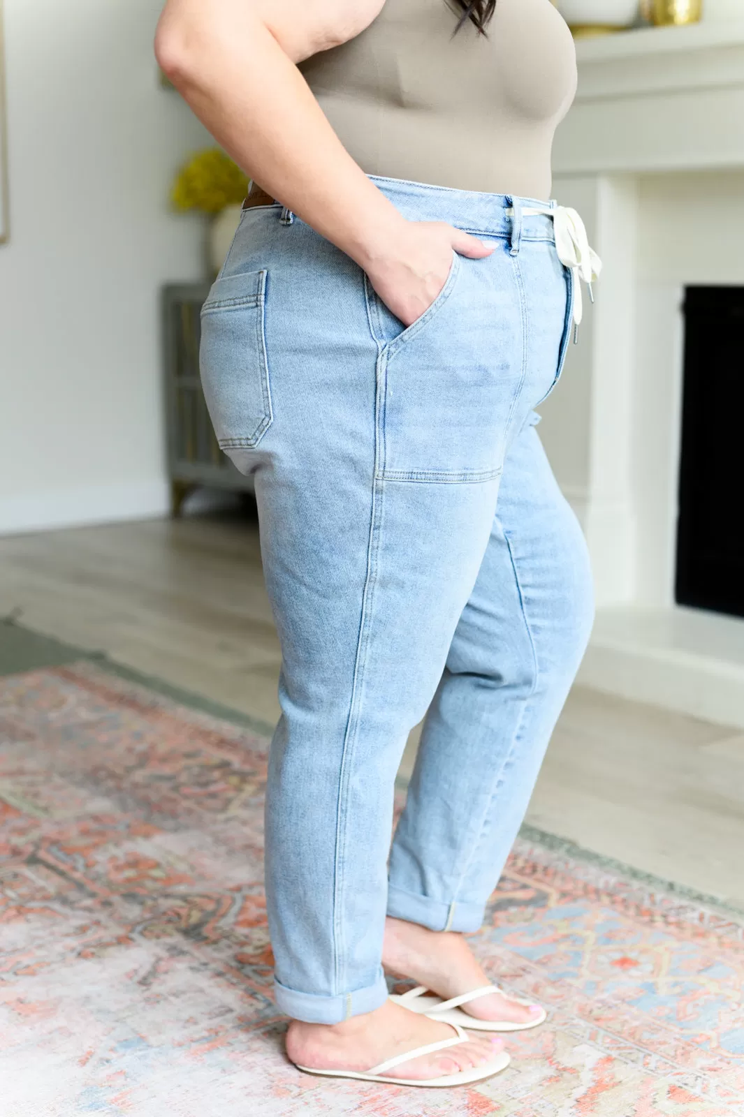 Judy Blue Cooper High Waist Vintage Denim Jogger