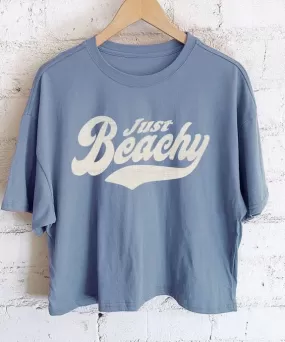 Just Beachy Graphic T-Shirt - Indigo Blue