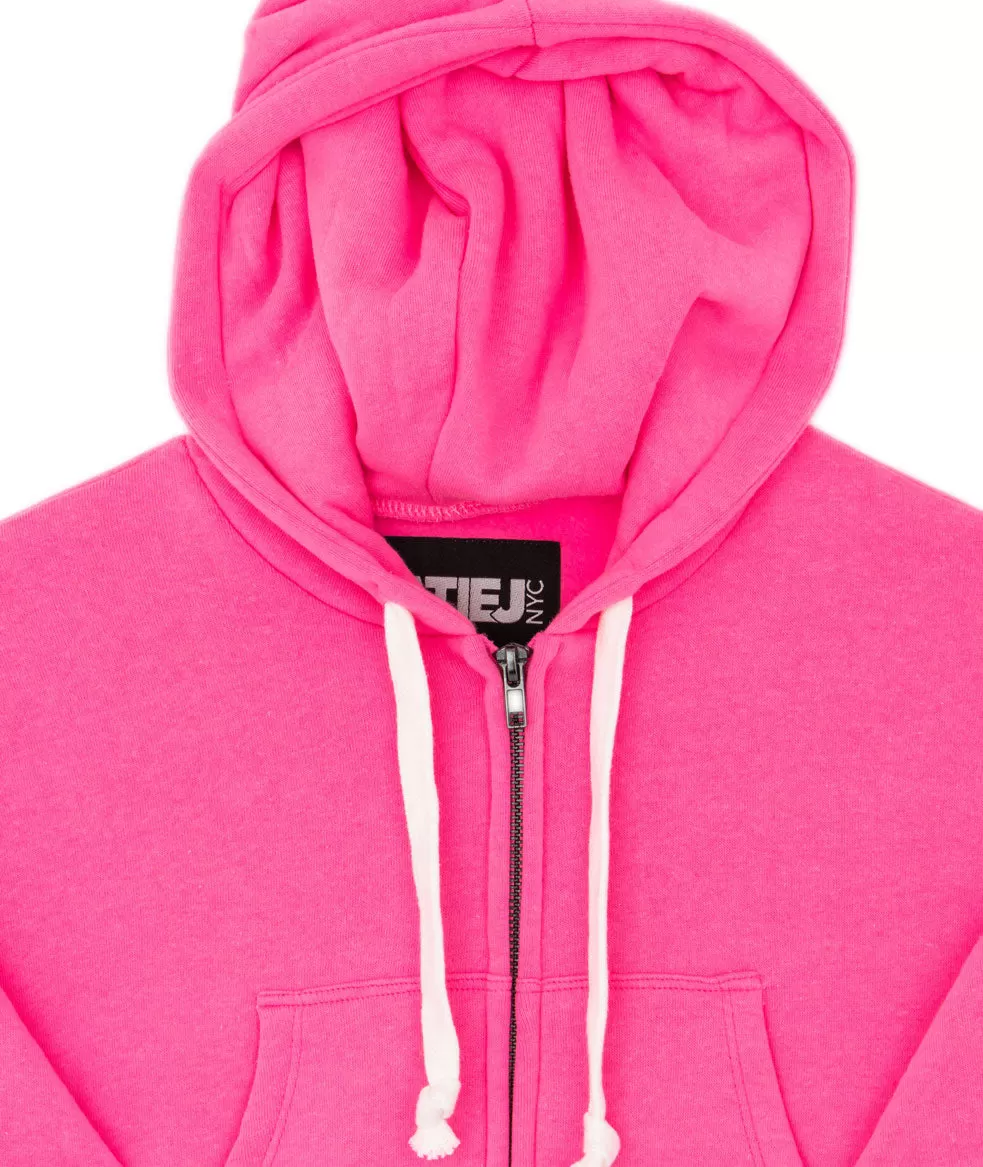 Katie J NYC Girls Dylan Crop Zip Hoodie