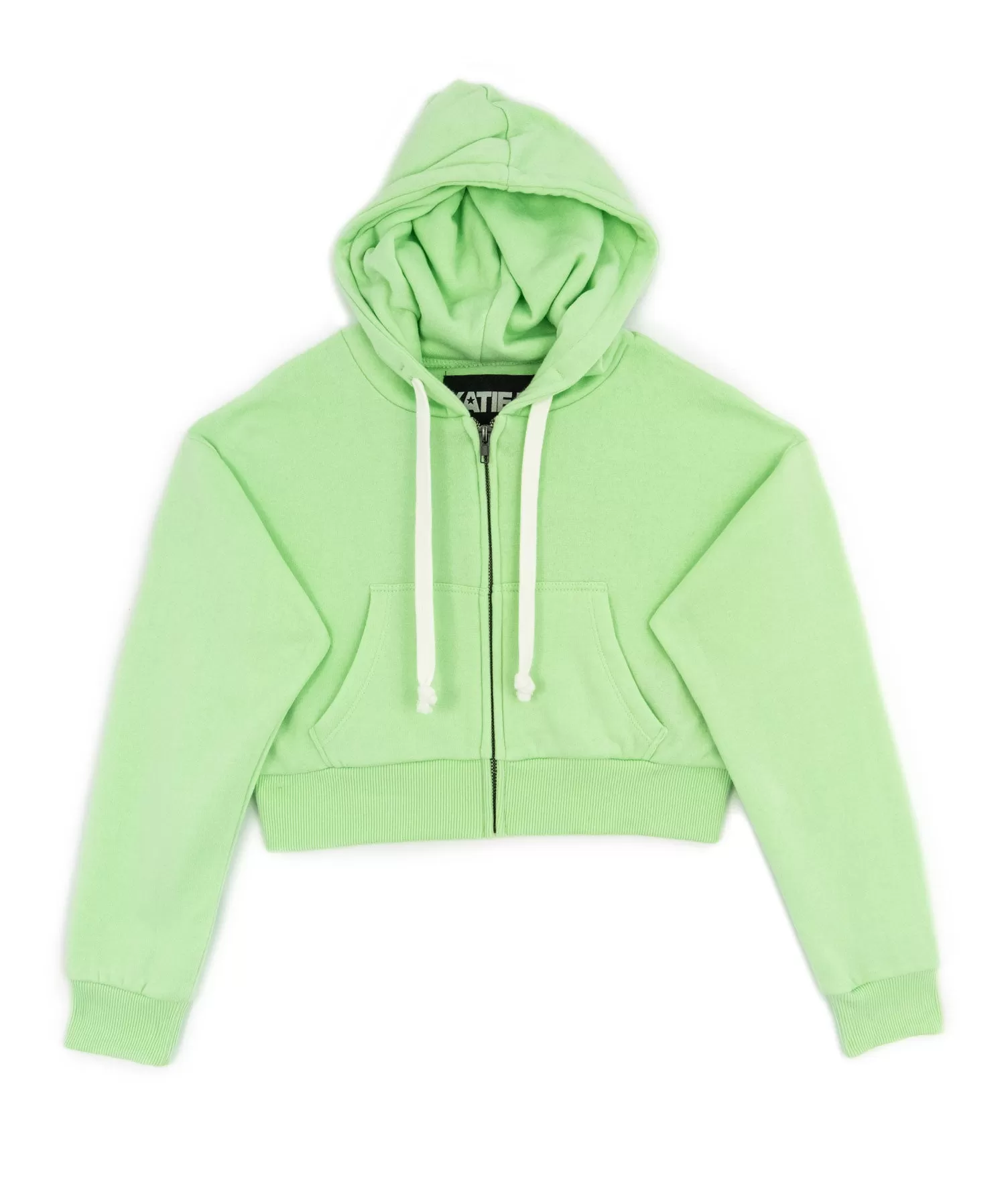 Katie J NYC Girls Dylan Crop Zip Hoodie