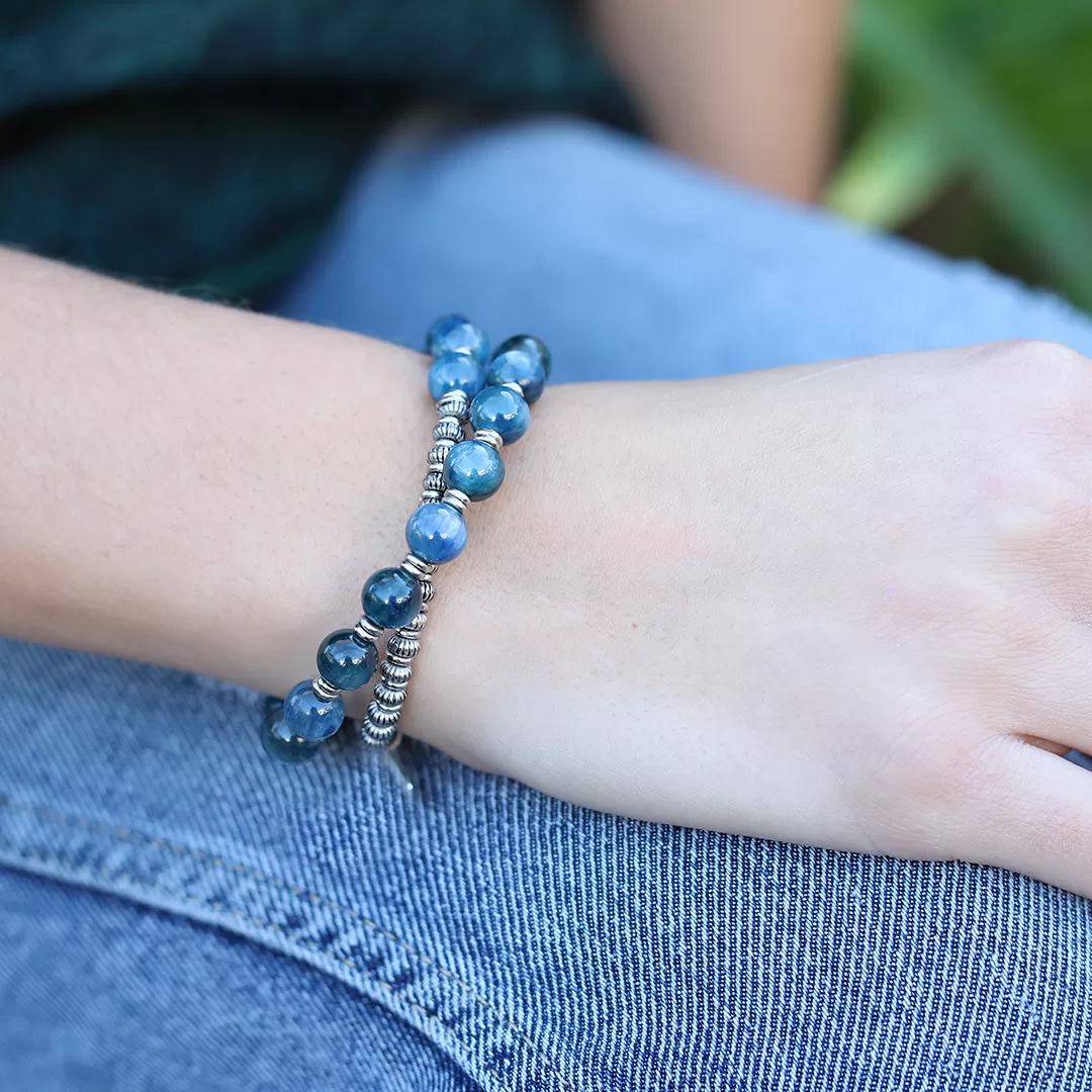 Kyanite Wrist Mala Bracelet