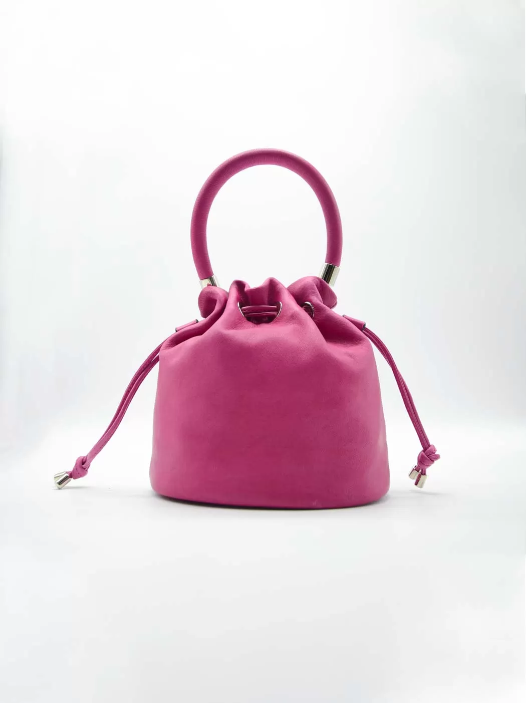 LEATHER BUCKET BAG