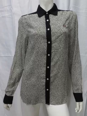 Leopard Print L/S Shirt (ivory)