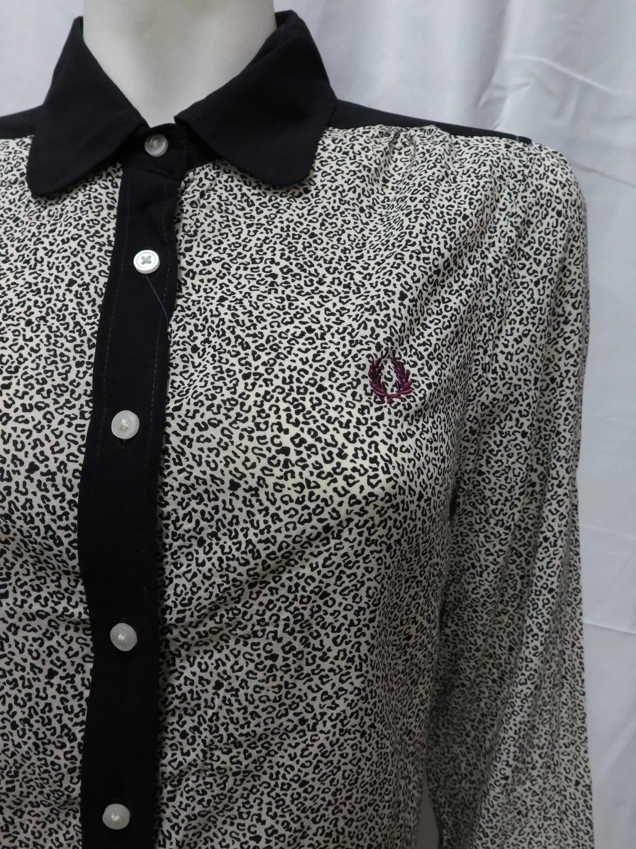 Leopard Print L/S Shirt (ivory)